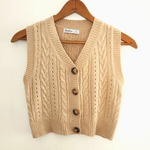 Button up Sweater Vest